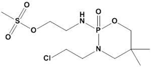 3-(2-CHLOROETHYL)-5,5-DIMETHYL-N-(2-METHYLSULFONYLOXYETHYL)-2-OXO-1-OX A-3-AZA-2-PHOSPHACYCLOHEXAN-2-AMINE